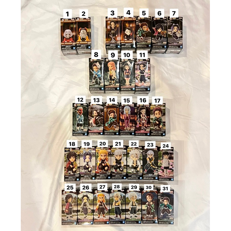 (พร้อมส่ง) Wcf ดาบพิฆาตอสูร มือ1 แท้ Lot japan BANDAI Banpresto : Kimetsu no Yaiba (DemonSlayer) โมเดล ฟิกเกอร์