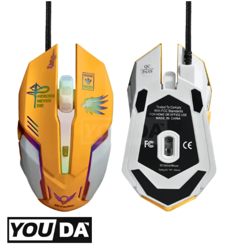 เมาส์เกมมิ่ง T-268 แบบมีสาย USB ไฟ LED 4 ระดับ DPI thumbnail 10