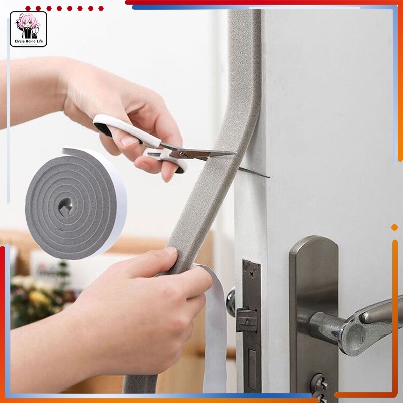 [จัดส่งในกทม] แถบปิดผนึก แถบปิดผนึกประตูและหน้าต่าง ที่กั้นแอร์ออกประตู ฉนวนกันเสียง แอร์กันแมลง 200 ซม.