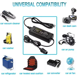 แปลงไฟบ้าน 220V เป็นไฟรถยนย์ 12V DC 220V to 12V 5A Home Power Adapter Car Adapter
