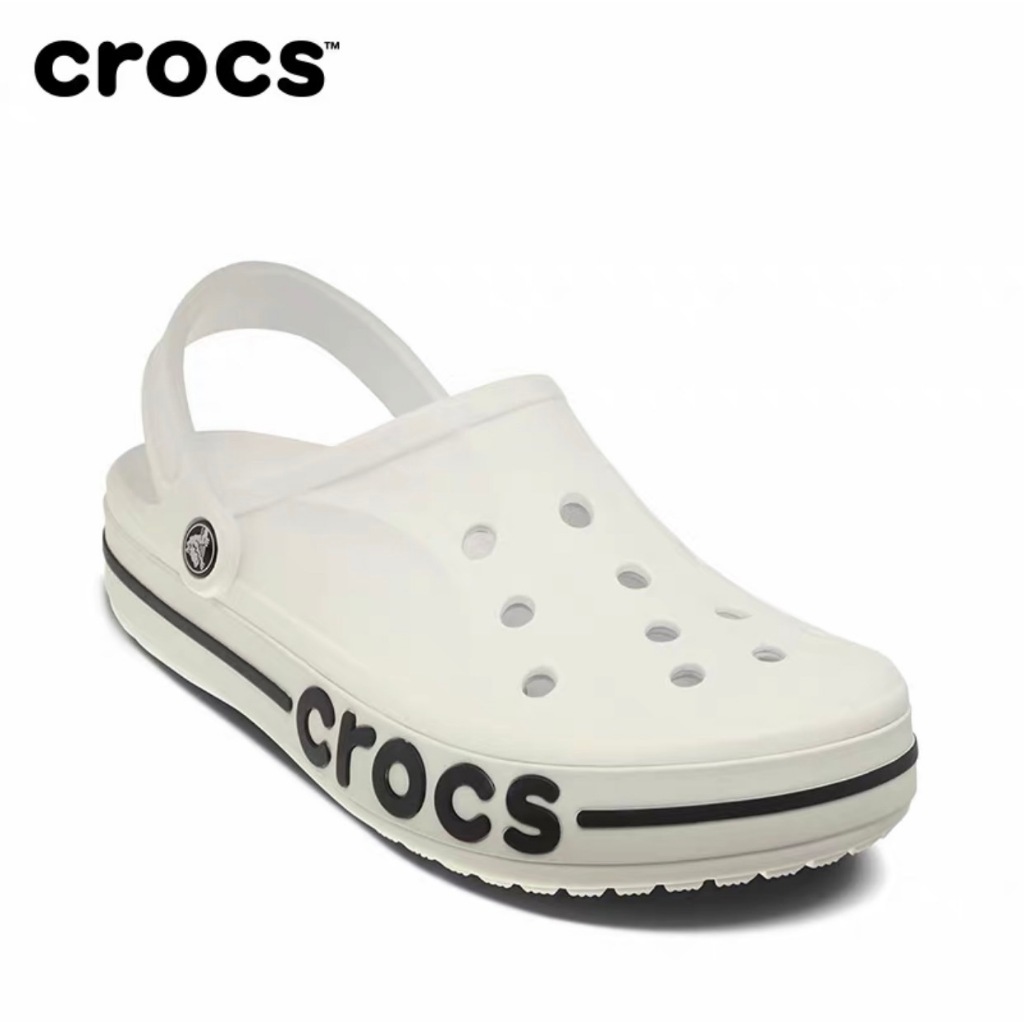 รองเท้าหัวโต crocs รองเท้าแตะผู้ชาย สินค้าเข้ามาใหม่2023 สีดำ สีกรม สีเทา สีขาว