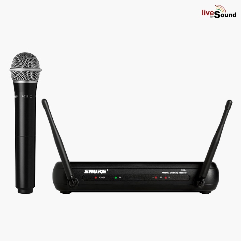 SHURE SVX24TH/PG28 ชุดไมโครโฟนไร้สายแบบมือถือเดี่ยว