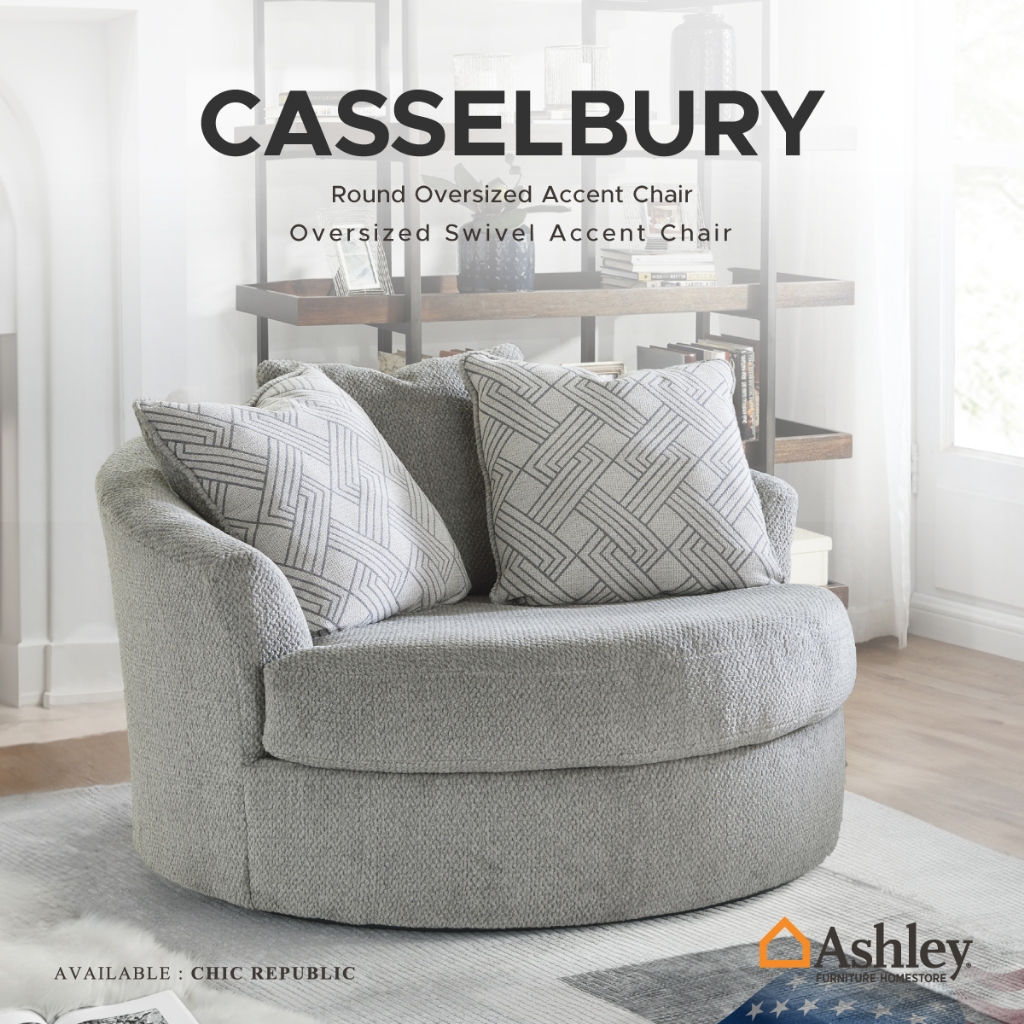 Ashley โซฟาหมุนได้ 1 ที่นั่ง รุ่น CASSELBURY 1 Seater Swivel Sofa