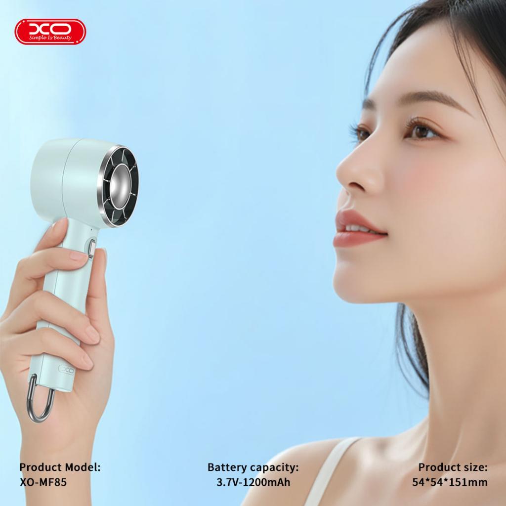 XO พัดลม รุ่น MF85 พัดลมมินิ Mini Fan พัดลมพกพา ใช้งานต่อเนื่อง 6 ชั่วโมง