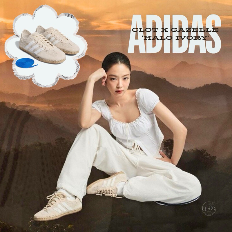 [รอสินค้า 2-5วัน] ADIDAS CLOT X GAZELLE 'HALO IVORY' แท้ 100% (IH3144)