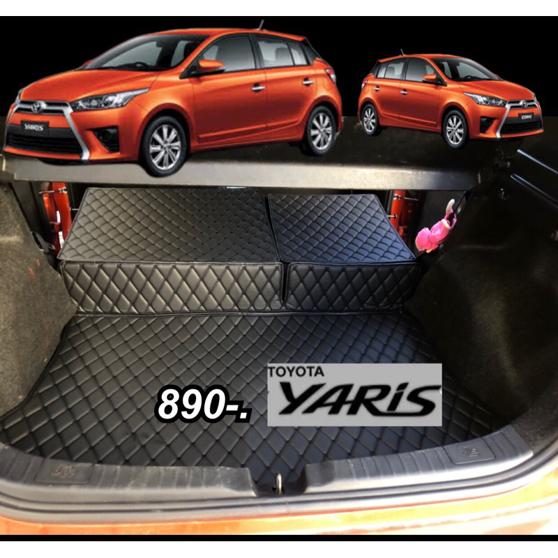 [ฟรี!!ผ้าเช้ดรถ]YARIS 2014-2025(สีสันของการปิดเบาะ+ถาดท้าย)