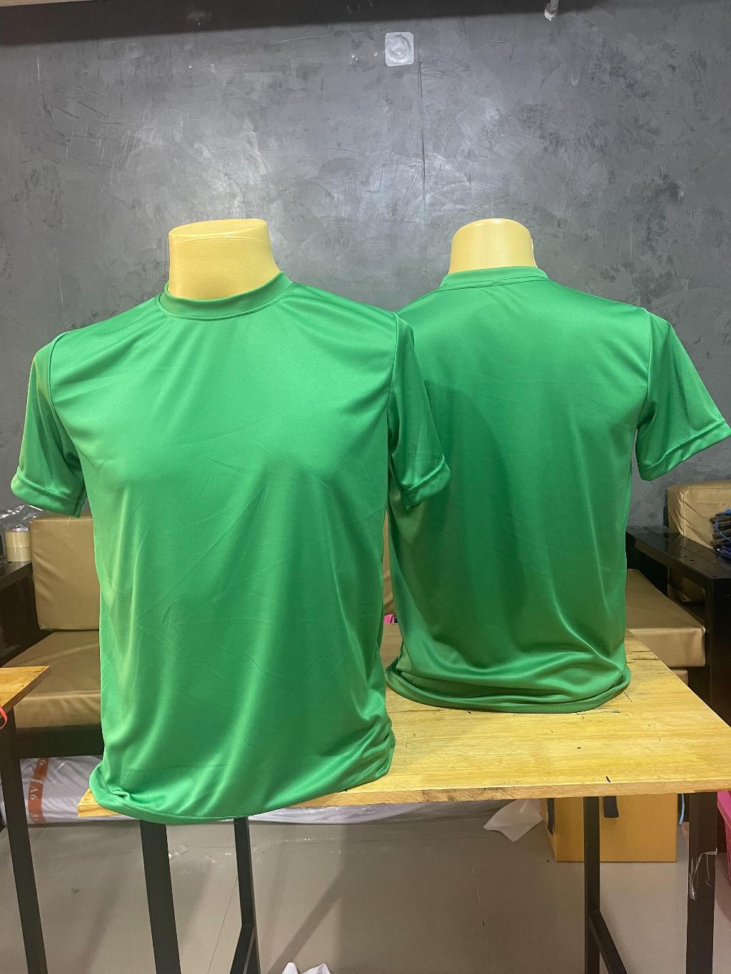 A048 เสื้อยืดเปล่า เสื้อคนงานแขนสั้น เสื้อยืดสีพื้น สีกีฬาสีพื้น เนื้อผ้าไมโครโพลีเอสเตอร์ เกรดAหน ราคา ถูกที่สุด ดีลบีเคเค แกลเลอรีภาพที่ 7