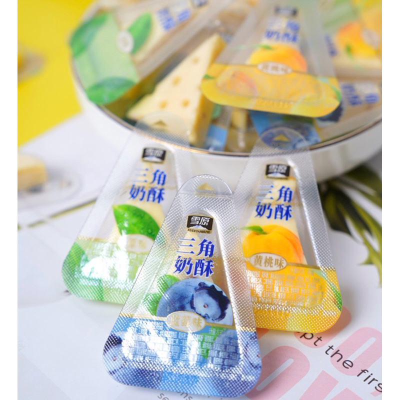 พร้อมส่ง ขนมชีสนมมองโกเลียผสมเนื้อผลไม้ (21-22ชิ้น)