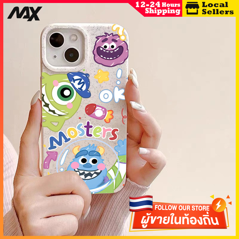 เคสไอโฟน11 เคสโทรศัพท์มือถือแบบนิ่ม กันกระแทก มหาวิทยาลัยมอนสเตอร์ for IPhone 13 15 7Plus 14 12 11 Pro MAX 8 6 7 6S