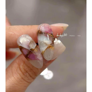 BABY PVC ชุดเล็บปลอมทำลายอาร์ต 500 ชิ้นพร้อมส่งคะ มี2สี สีใส สีขุ่น