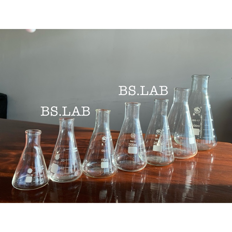 ขวดรูปชมพู่ Erlenmeyer Flask, Conical Flask