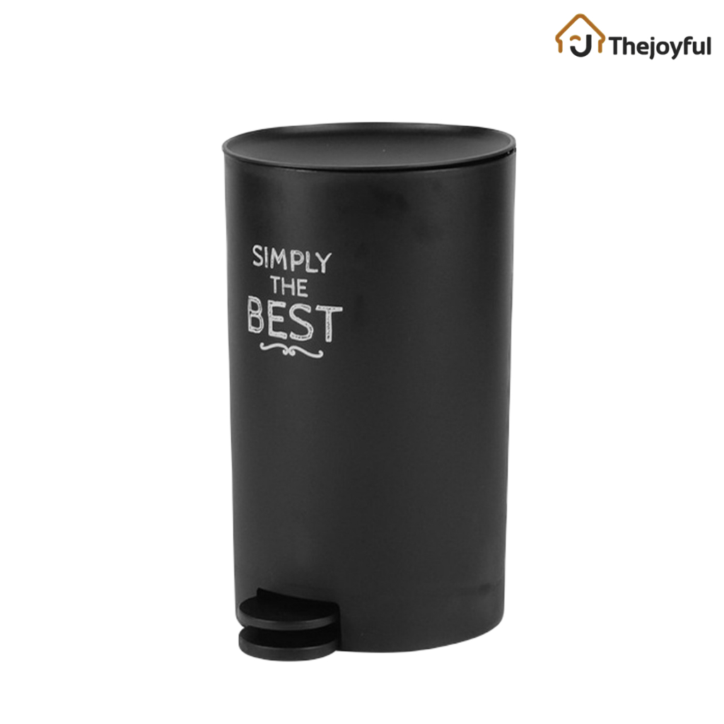 Thejoyful ถังขยะเหยียบ 5ลิตร 10ลิตร ถังขยะมีฝาปิด trash can ด้านในสามารถถอดออกได้ พลาสติก