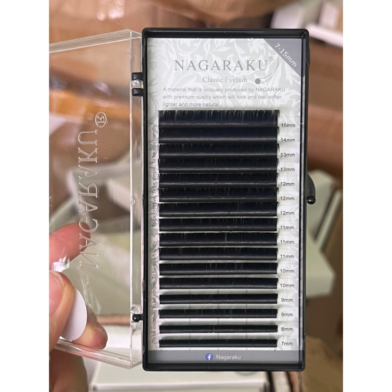 ขนตา 0.07 Nagaraku สำหรับจับช่อสด Mixsize7-15mm