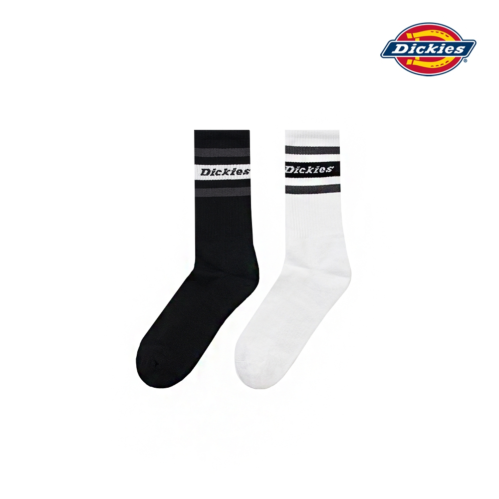 DICKIES UNISEX SOCKS 2 PACK-BLACK ถุงเท้าชาย หญิง
