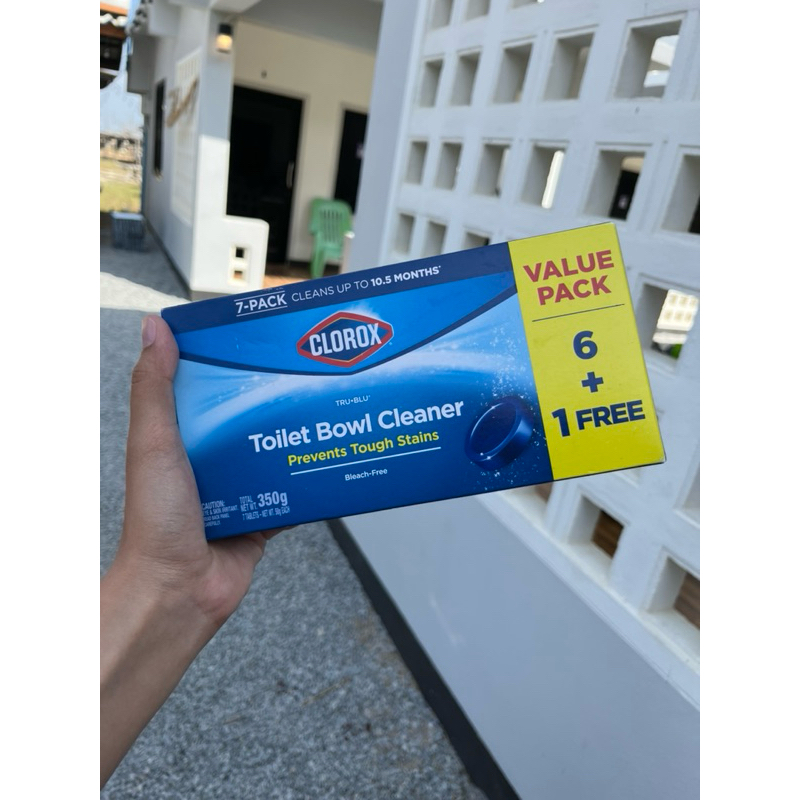 Clorox toilet bowl cleaner ก้อนทำความสะอาดสุขภัณฑ์ แถบเหลือง