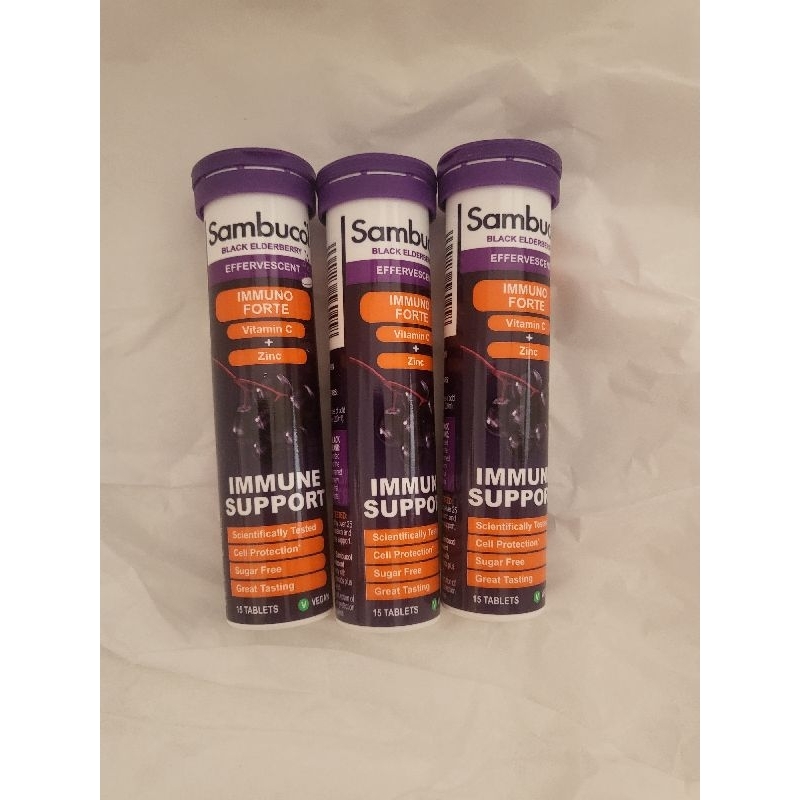 (พร้อมส่ง สินค้าจาก Uk หมดอายุ 01/2026) Sambucol forte เม็ดฟู่