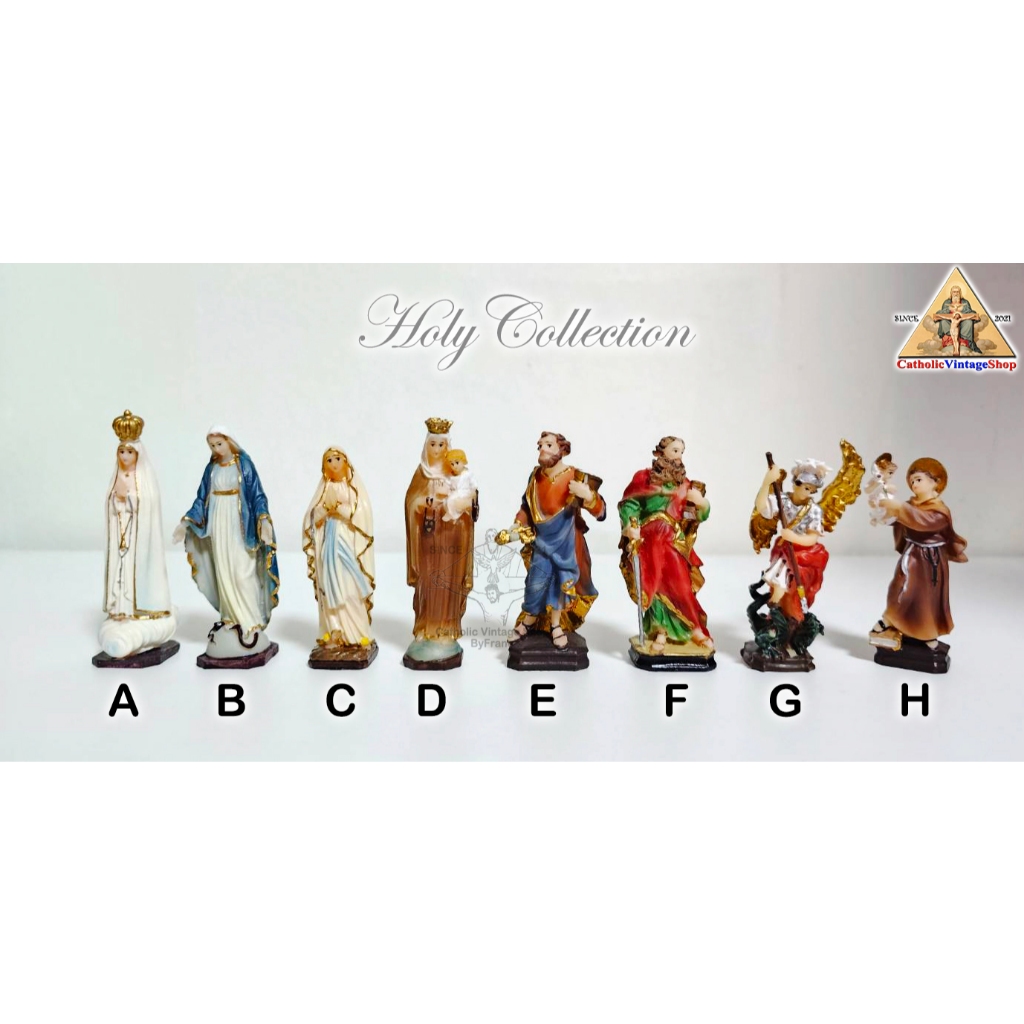 รูปปั้น พระแม่มารีย์ นักบุญ มินิมอล ขนาดเล็ก Virgin mary Saint Catholic Figurine คาทอลิก คริสต์