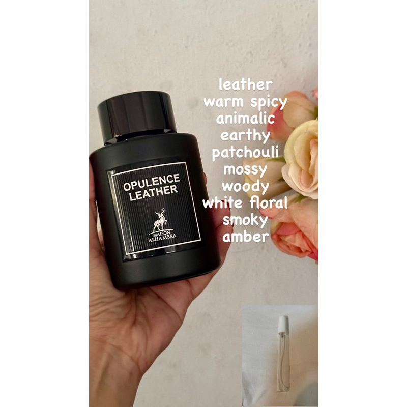 opulence& Leather Maison Alhambra for women and men