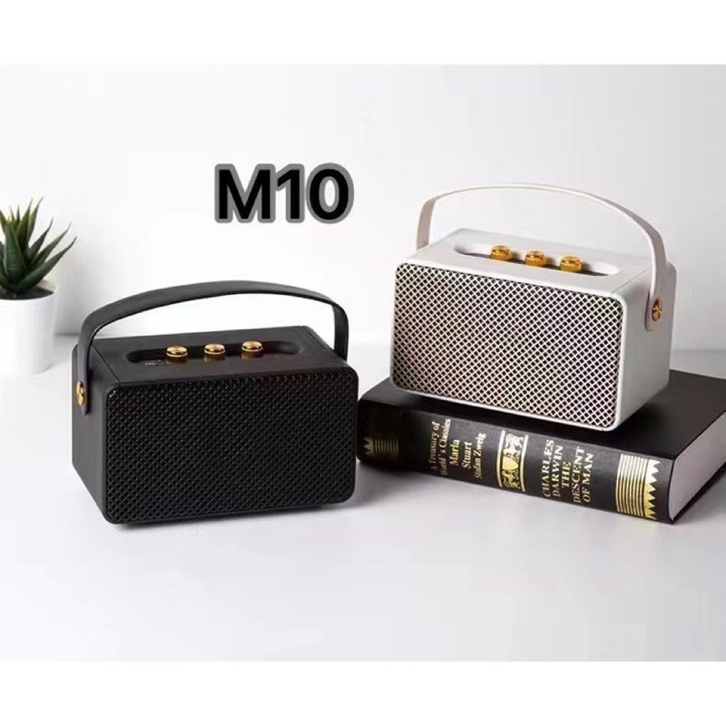 ลำโพงบลูทูธ M10 มาใหม่ล่าสุด ลำโพงไร้สายและบลูทูธ มีปุ่มกด 3ปุ่ม คุณภาพระดับ HQ Bluetooth