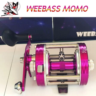 รอกเบทกลม Weebass MoMo Big game All New 2024 ลูกปืน สแตนเลส 5 ตลับ รอบ 5.3.1 พลังเบรคสูง ถึง 9.5 Kg