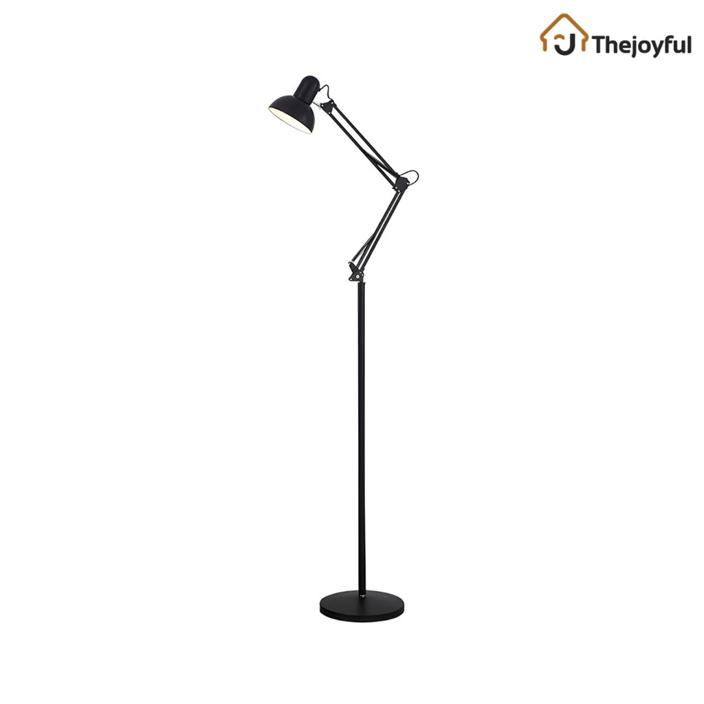 Thejoyful โคมไฟตั้งพื้น Floor lamp โคมไฟอ่านหนังสือ ขั้วE27 ปรับระดับได้ หมุน 30องศา ดีไซน์โมเดิร์น