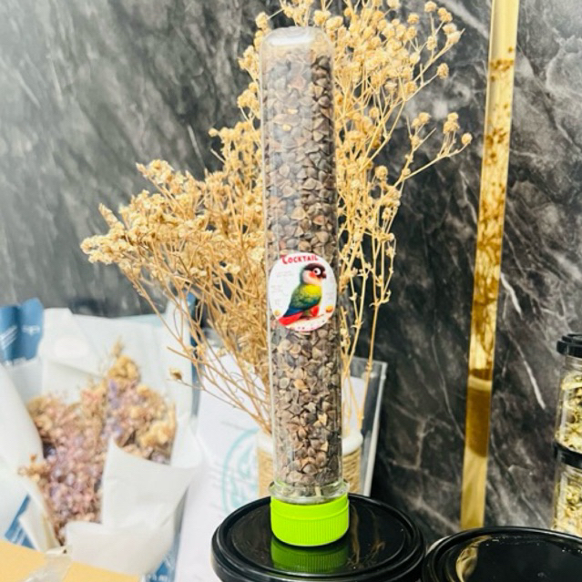 บัควีท ธัญพืชสำหรับนก บรรจุใส่หลอดทดลอง 50g