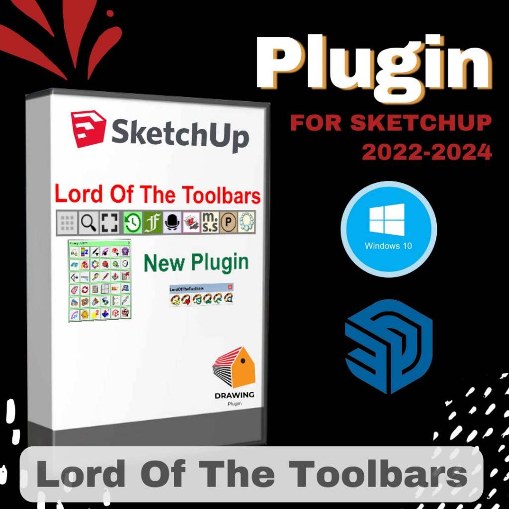 Fredo6 LordOfTheToolbars v2.4a  | Plugin for Sketchup 2022-2024