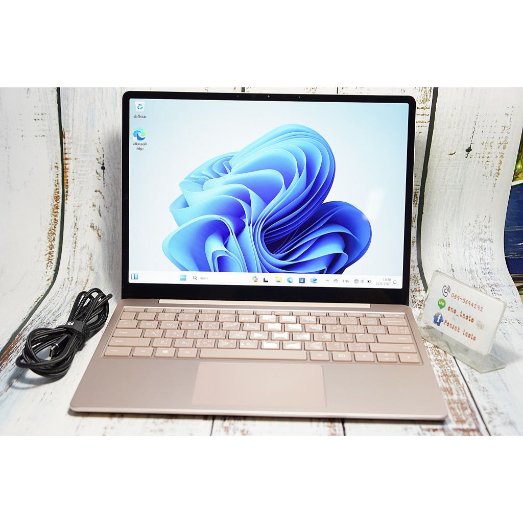 (ขาย) Microsoft Surface Laptop Go Core i5 Gen10, Ram 8GB, SSD 128GB, Win11 Pro จอทัชสกรีนเครื่องลื่น