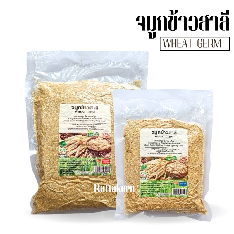 จมูกข้าวสาลีอบ (Wheat Germ) ขนาด140/400กรัม อาหารธรรมชาติต้านทานโรค