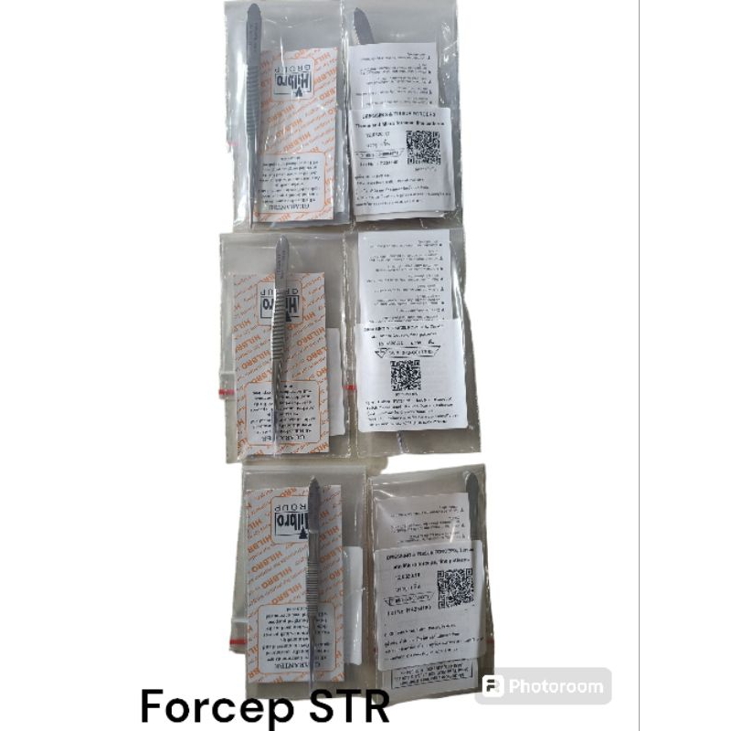 Hilbro micro forceps &fine patterns. 12 cm.