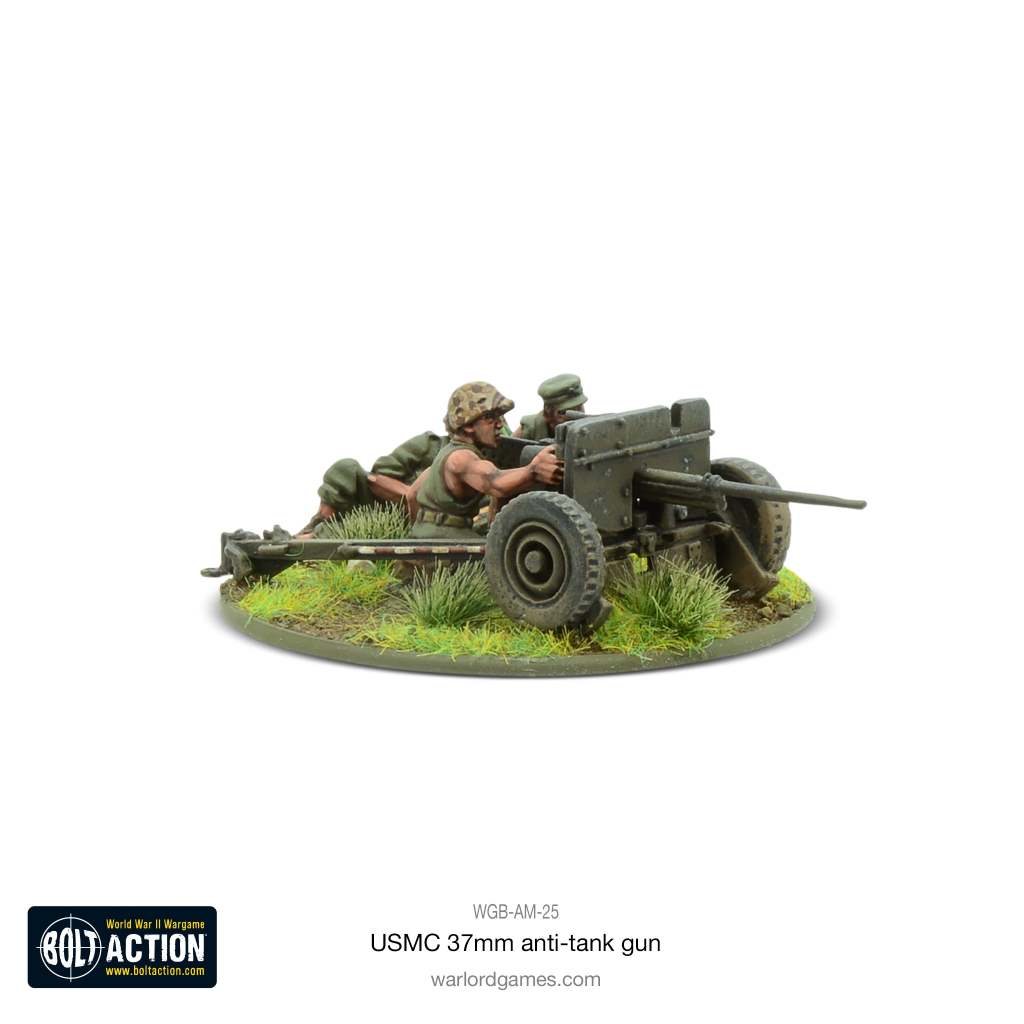 (WARLORD) USMC M3A1 37mm anti-tank gun
