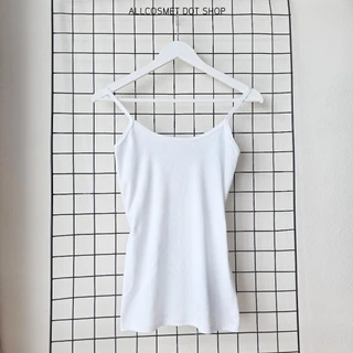 เสื้อสายเดี่ยวผู้หญิง เต็มตัว อกได้ถึง 38" ผ้านิ่มยืด ใส่สบาย ใส่เที่ยว หรือใส่ซับได้ By A.COSMET