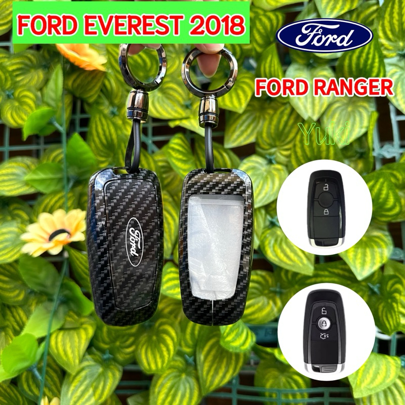 Key case  FORD เคสโลหะพร้อมพวง กุญแจ ตรงรุ่น FORD Ford Ranger 2018 Ford Everest 2018