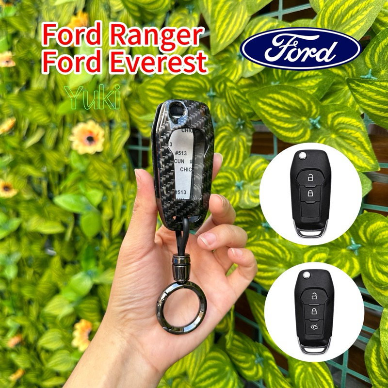 Key case  FORD เคสโลหะพร้อมพวง กุญแจ ตรงรุ่น FORD Ford Ranger 2016 Ford Everest 2016