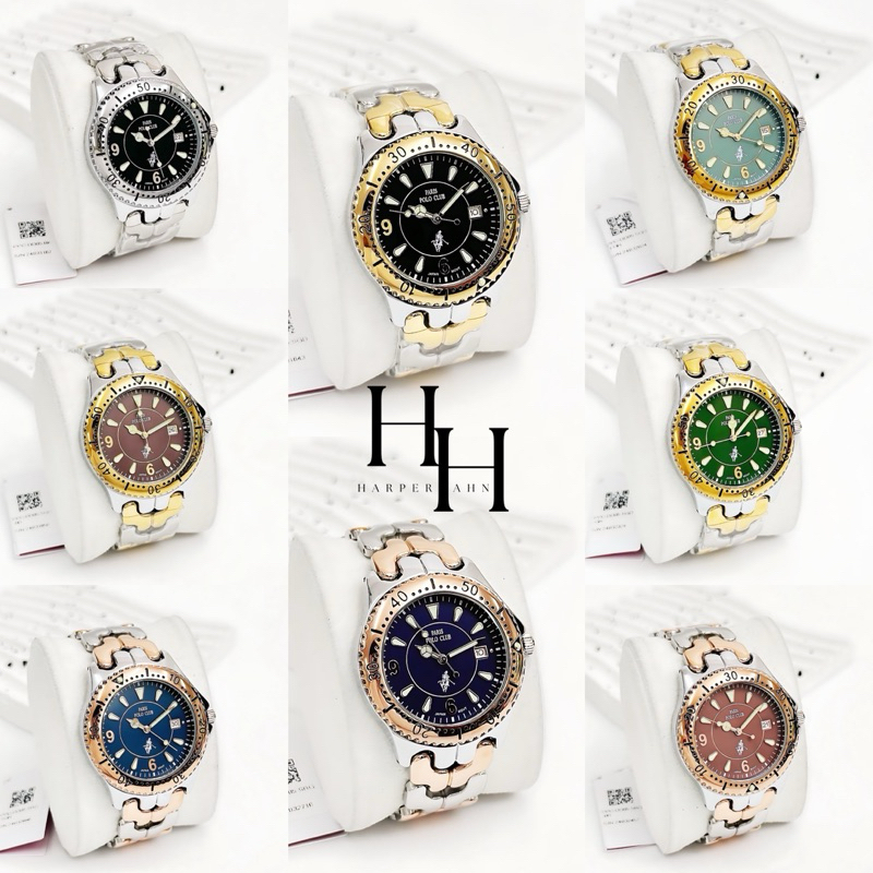 PARIS POLO CLUB PPC-DD05 หน้าปัด38mm ไซต์ใหญ่ ของแท้ ประกันศูนย์ไทย 1 ปี กันน้ำ 3 ATM