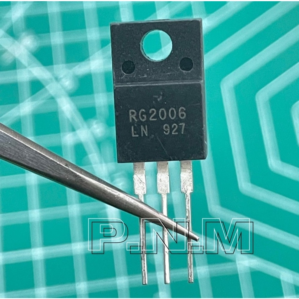 RG2006LN TO-220 3 ขา อุลตร้าฟาส 20A 600V ราคาต่อหนึ่งชิ้น