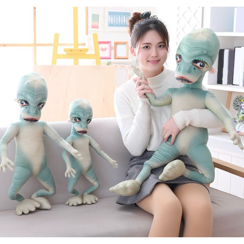 ตุ๊กตาเอเลี่ยน ตุ๊กตาบูรพา ของเล่น หมอนข้าง วางโซฟา ของขวัญ พร้อมส่งในไทย