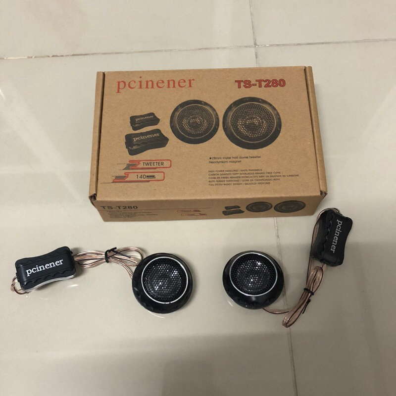 ทวีตเตอร์ 140W [1 คู่] twitter เสียงแหลม สําหรับระบบเครื่องเสียงรถยนต์ 2 ชิ้น TS-280