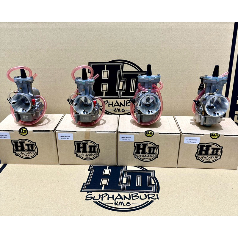 เฮงสุพรรณ🚸คาร์บูKเหลี่ยม HII🚸โมเต็มทุกจุดขนาดปาก28mm.-34mm.🚸