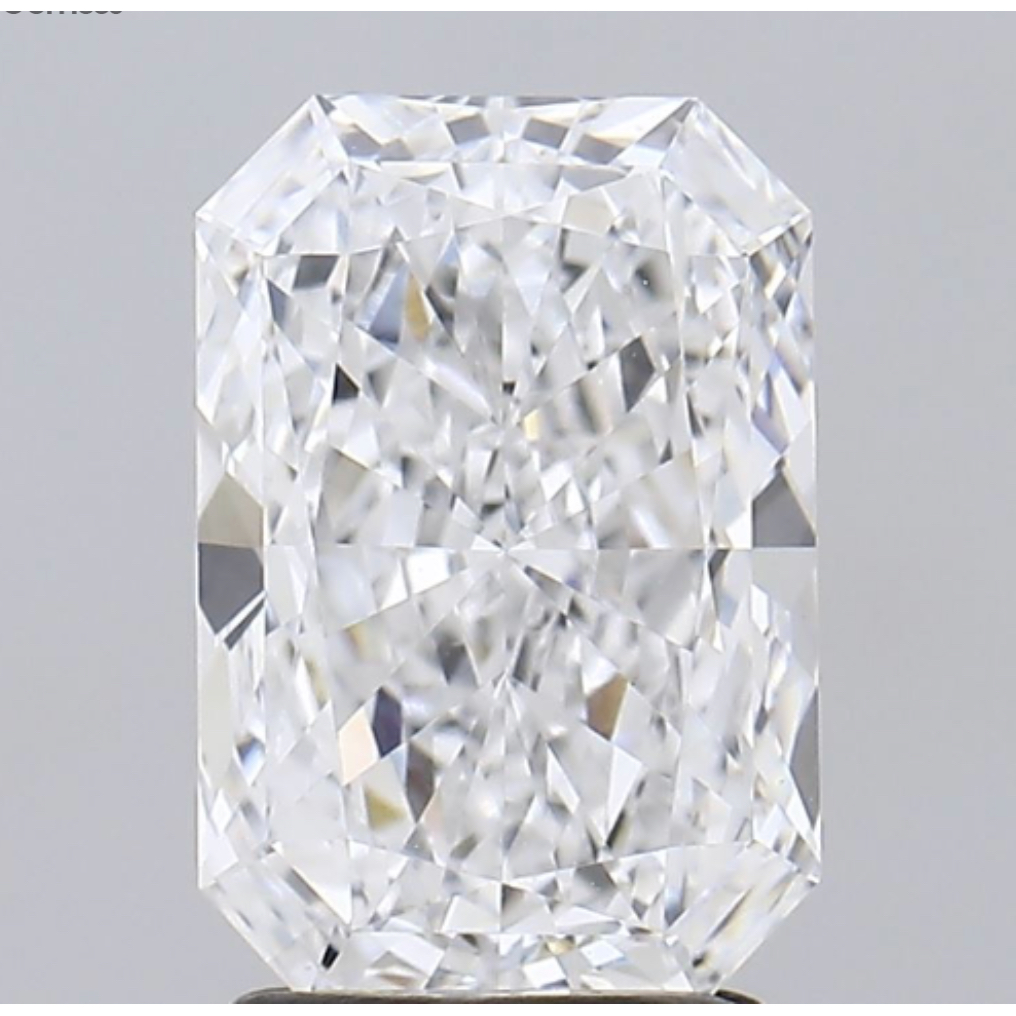 เพชร 2.34 ct D VVS2 Radiant Lab Grown Diamond พร้อมใบเซอ IGI