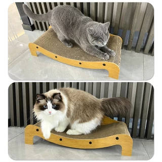 Winky Wink 2 in 1 ที่ลับเล็บแมว ที่นอนแมว แบบโซฟา บ้านสำหรับสัตว์เลี้ยง ของเล่นแมว แบบกระดาษลูกฟูก ประกอบง่าย