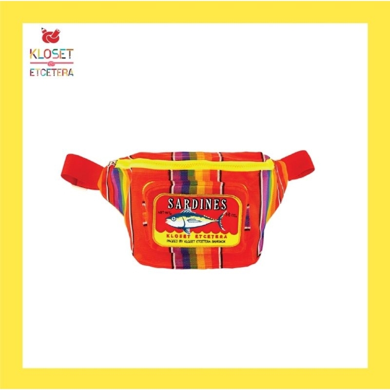 KLOSET ETCETERA SARDINES MARKET WAIST BAG