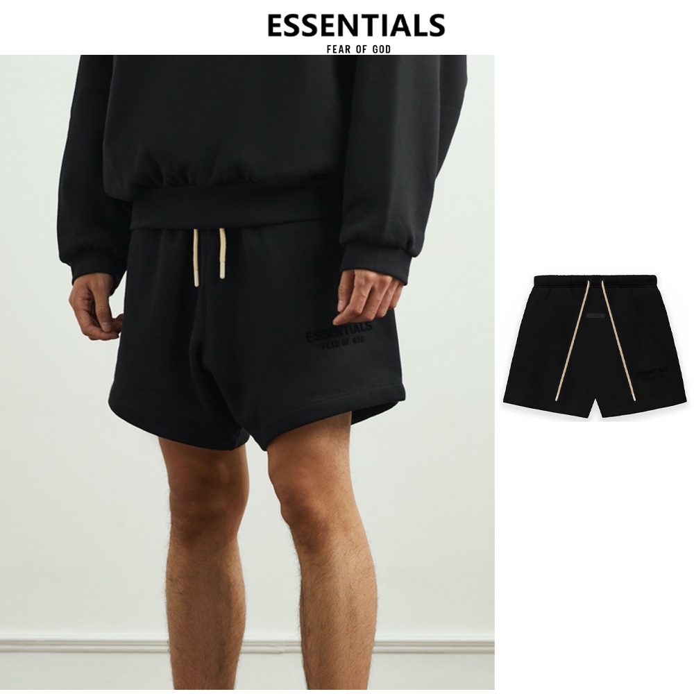 New กางเกง Fear Of God Essentials แท้ Sweat Shorts FW23 กางเกงขาสั้น