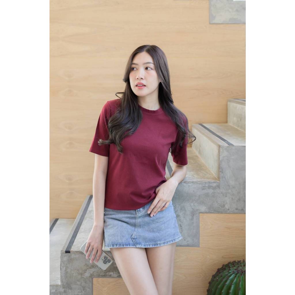 งานป้ายแท้ MY TOP งานเสื้อยืด เ้ข้ามาใหม่ แขนศอก งานสวย เนื้อผ้าคอตตอน  G 247 (MT2 4G) CARDIGAN_NISTA ราคา ถูกที่สุด ดีลบีเคเค แกลเลอรีภาพที่ 3