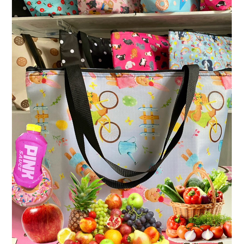 กระเป๋าเก็บอุณหภูมิเก็บร้อนเย็นมือ1/size15*11*5นิ้ว