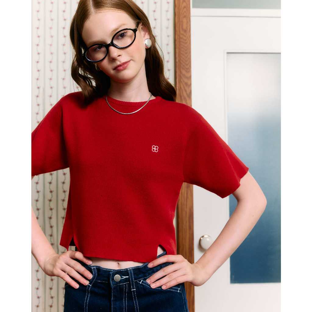 (พร้อมส่ง) SMITH WOOL TOP เสื้อยืดผ้า WOOL นุ่มมาก มีดีเทลปักโลโก้