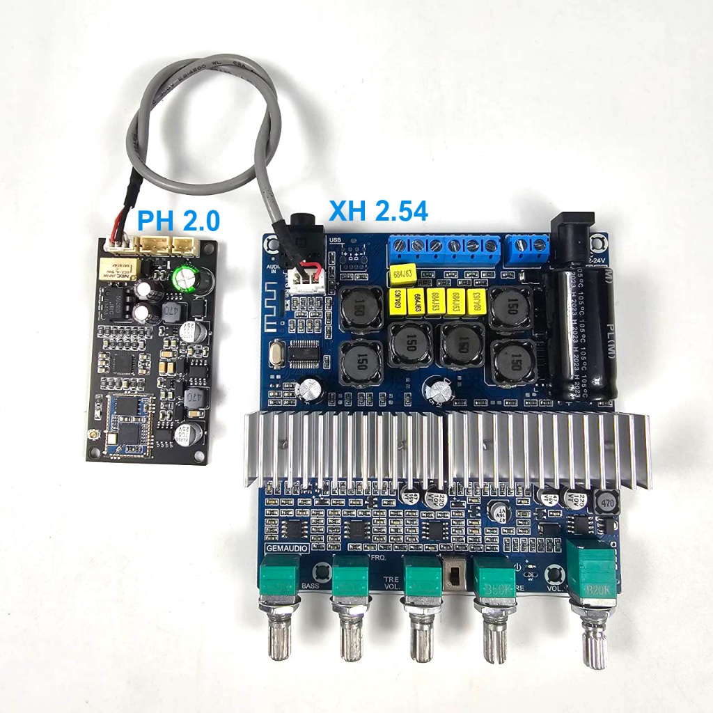 สายสัญญานเสียงสำหรับ Bluetooth ต่อเข้า Power Amp สาย shield audio