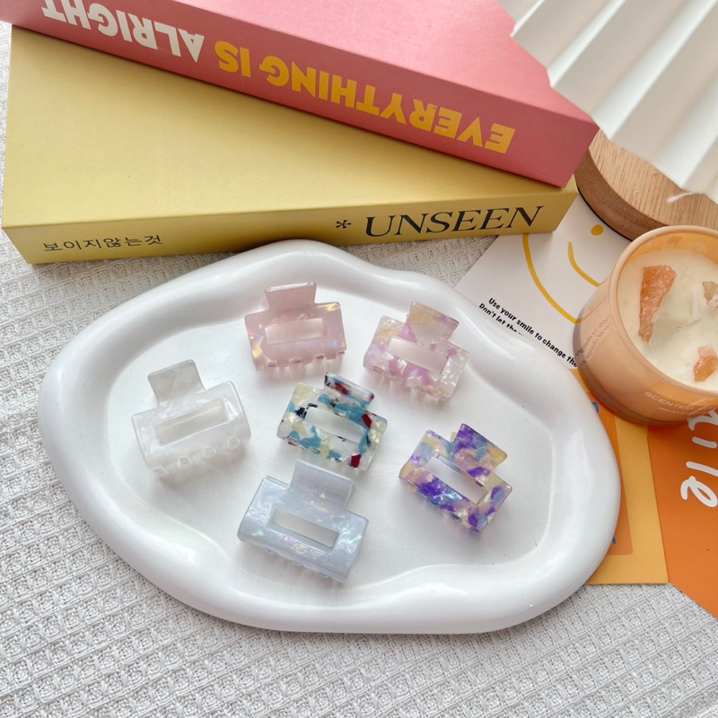 🌈🌷🥨กิ๊บงับอะคริลิค มีหลายเเบบ ขนาด4cm —สวยทุกสีเลยยยยย—⚡️⚡️