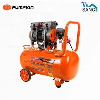ปั๊มลมไม่ใช้น้ำมันออยฟรี มอเตอร์รอบเร็ว 50L PUMPKIN รุ่น PTT-X2HP50 ผลิตจากทองแดง 100 % 31540@wsang