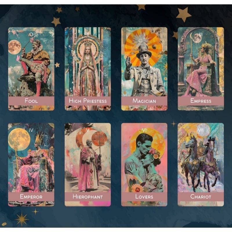 Magic Mosaic Tarot ไพ่ยิปซีแท้ ไพ่ยิปซี ไพ่ทาโร่ต์ ไพ่ออราเคิล Tarot deck